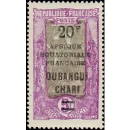 Timbre de collection Oubangui - 74 Achetez Aujourd’hui
