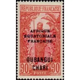Timbre de collection Oubangui - 78 Promotion