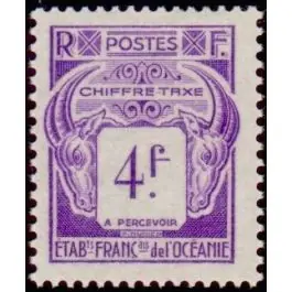 Prix Choc Timbre de collection Oceanie - Taxe 24