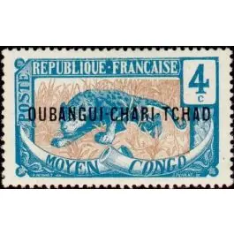 Timbre de collection Oubangui - 03 Offre Du Jour
