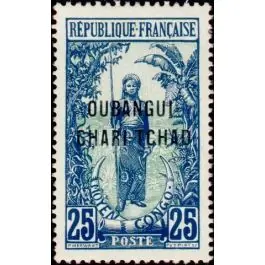 Garantie Incluse Timbre de collection Oubangui - 08