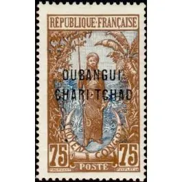 Timbre de collection Oubangui - 14 Achetez Aujourd’hui