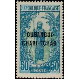 Produit De Marque Timbre de collection Oubangui - 24