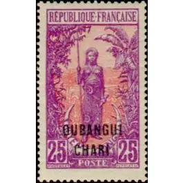 Timbre de collection Oubangui - 32 Produit De Marque