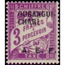 Timbre de collection Oubangui - Taxe 11 Offre Du Jour