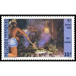 Timbre de collection Polynesie Francaise - 0242 Populaire