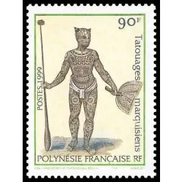 Timbre de collection Polynesie Francaise - 0584 Tendance