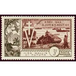 Timbre de collection Wallis et Futuna - Poste Arienne 014 Livraison Gratuite