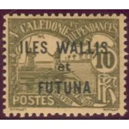Populaire Timbre de collection Wallis et Futuna - Taxe 02