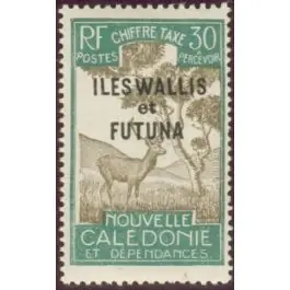 Timbre de collection Wallis et Futuna - Taxe 18 Gros Lot