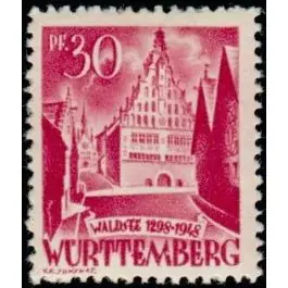Meilleure Vente Timbre de collection Wurtemberg - 20