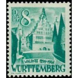 Timbre de collection Wurtemberg - 22 Produit De Marque