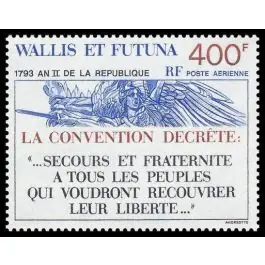 Timbre de collection Wallis et Futuna - Poste Arienne 178 Paiement Sécurisé