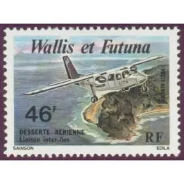Timbre de collection Wallis et Futuna - Poste Arienne 089 Retour Gratuit