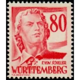 Dernière Chance Timbre de collection Wurtemberg - 36