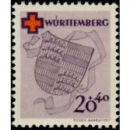 Timbre de collection Wurtemberg - 39 Offre Du Jour