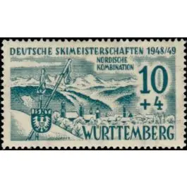 Timbre de collection Wurtemberg - 42 Prix Réduit