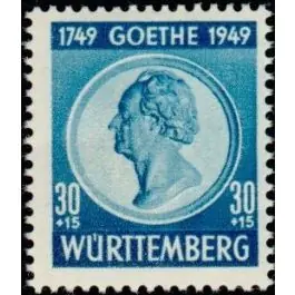 Timbre de collection Wurtemberg - 48 Satisfait Ou Remboursé